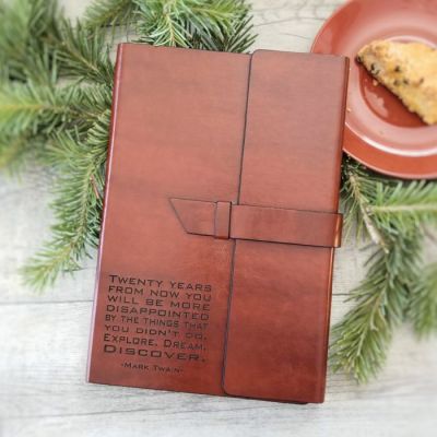 20 Years From Now Brown Journal