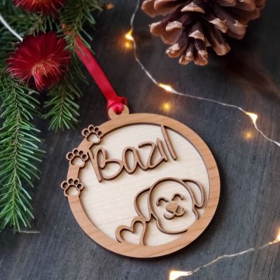 Dog Holiday Ornament
