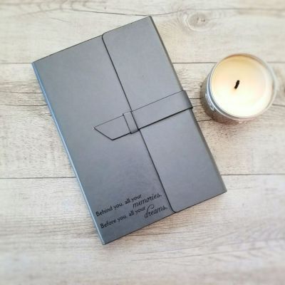 Behind You All Your Memories Grey Journal