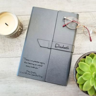 Maya Angelou Grey Journal