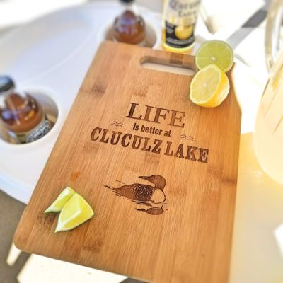 Life Is Better at the Lake Bamboo Cutting Board
