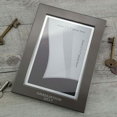 Gun Metal Viceroy Frame 4x6 with Personalization