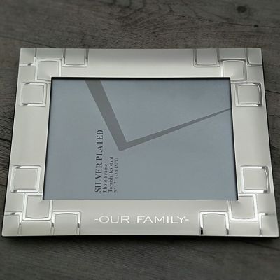 Two Tone Geometric Frame 4x6 with Personalization