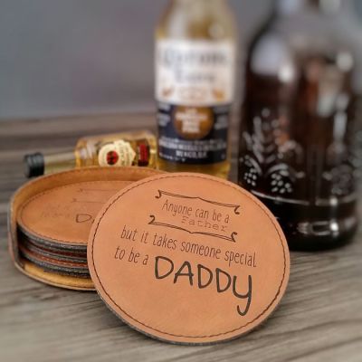 Dad's Coasters with personalization
