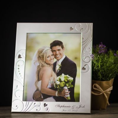 Hearts Frame 5x7 with Personalization