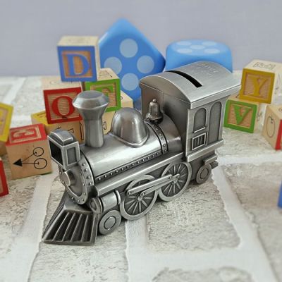 Train Coin Bank with Personalization