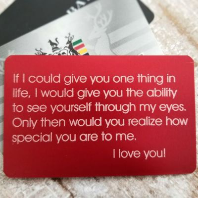 Personalized Wallet Card - How Special You Are