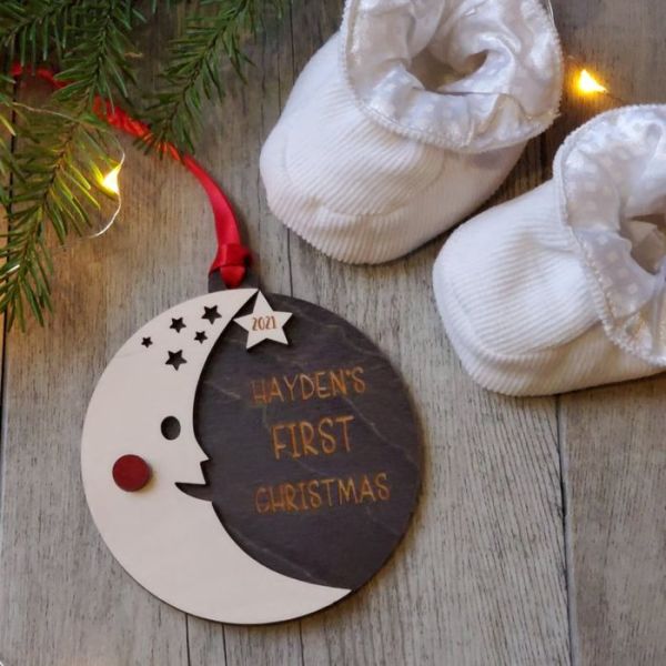 Blue Moon Baby Christmas Ornament 
