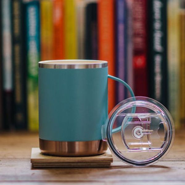 Ultimate Handled Mug in Traditional Fonts - Blue