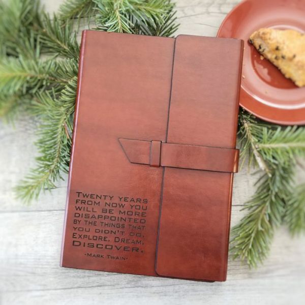 20 Years From Now Brown Journal