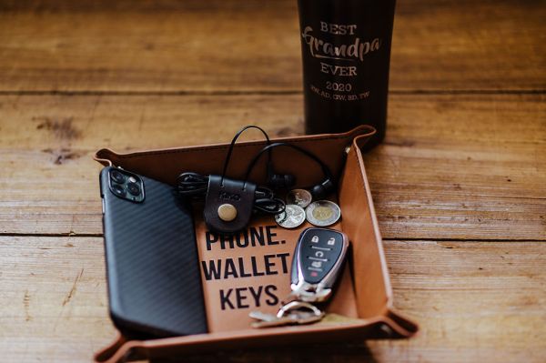 Leatherette Catch All Tray