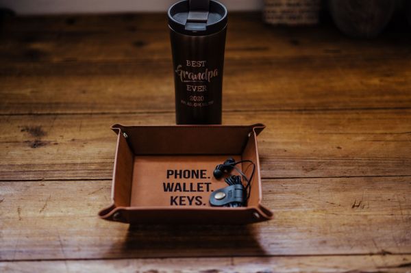 Leatherette Catch All Tray