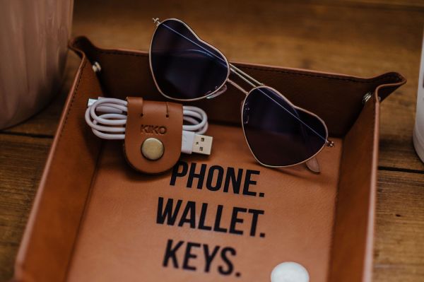 Leatherette Catch All Tray