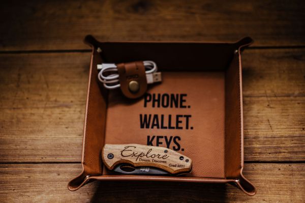 The Giving Box - Personalized Knife and Catch All Tray 