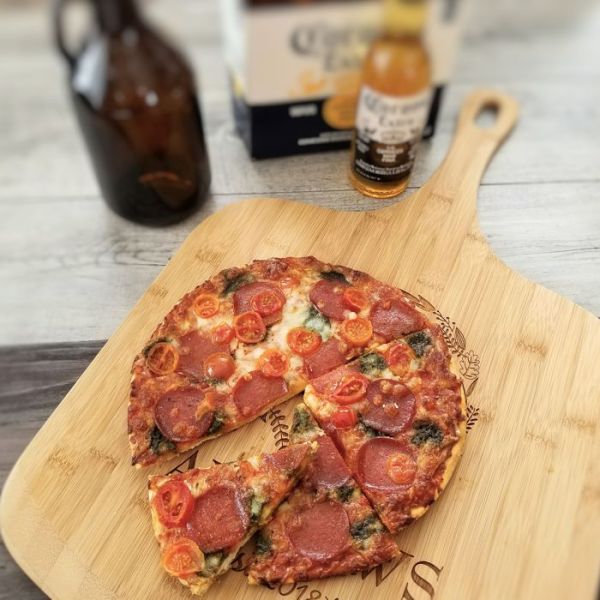 Family Name Bamboo Pizza Board