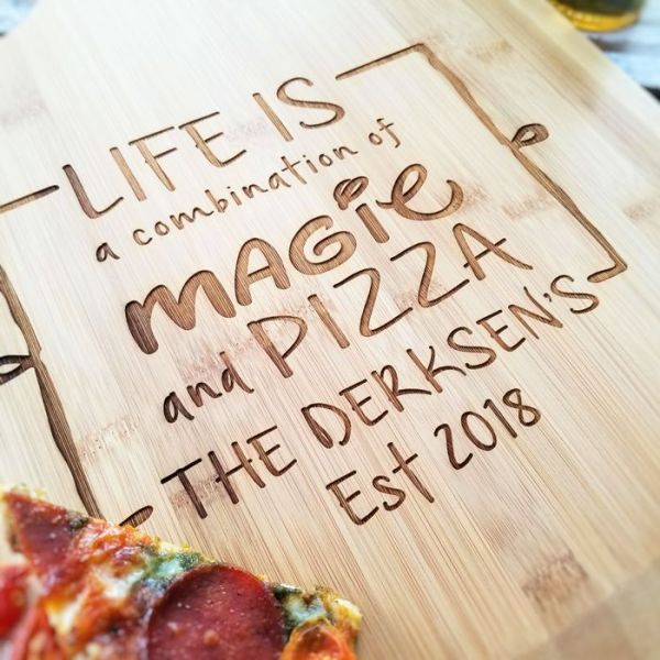 Magic & Pizza Bamboo Pizza Board