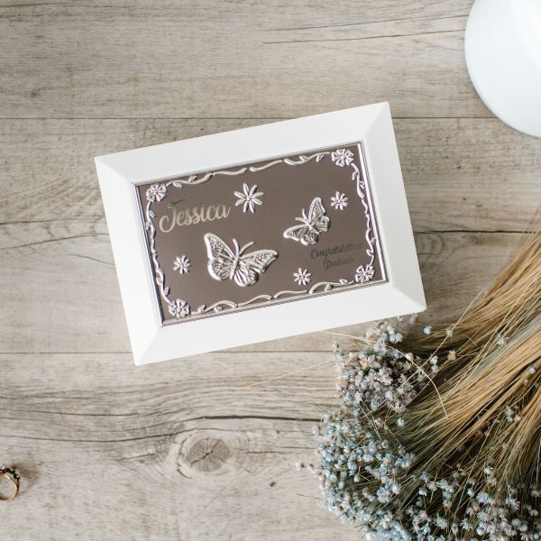 Butterfly Jewel Box with Personal Message