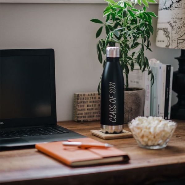 The Giving Box - Follow Your Passion Grad - Personalized Journal and Black  Water Bottle