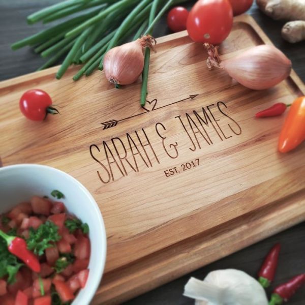 Seasoned with Love Maple Cutting Board