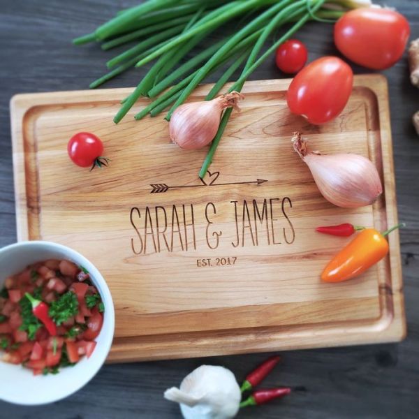 Seasoned with Love Maple Cutting Board