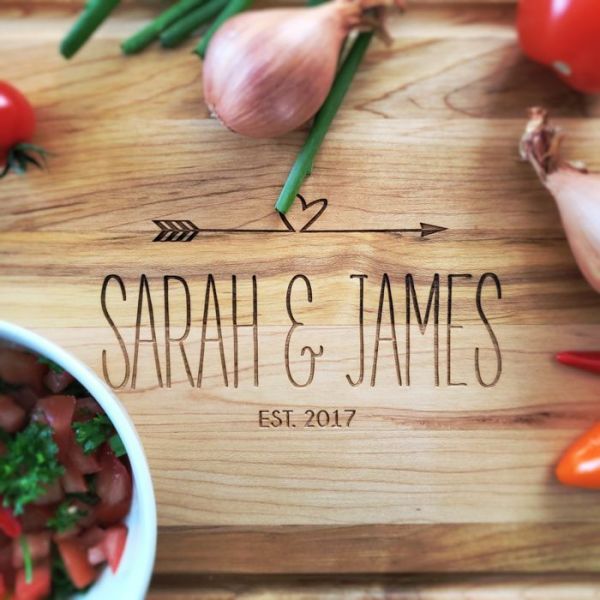 Seasoned with Love Maple Cutting Board