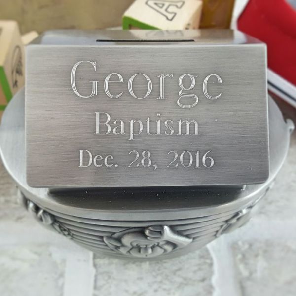 Noah's Ark Money Bank With Personalization