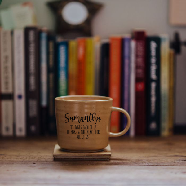 Wonderful Mom - The Giving Box For Mom with Engraved Stoneware Mug