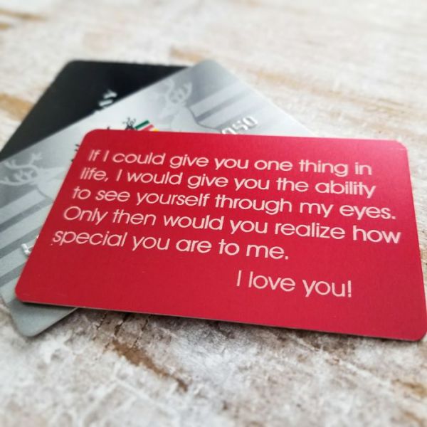 Personalized Wallet Card - How Special You Are