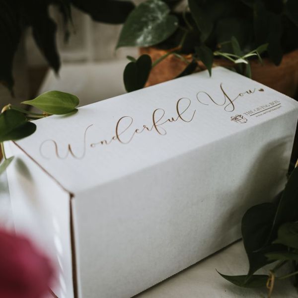 Wonderful You - The Giving Box For Graduates with Engraved Dusk Grey Stoneware Mug